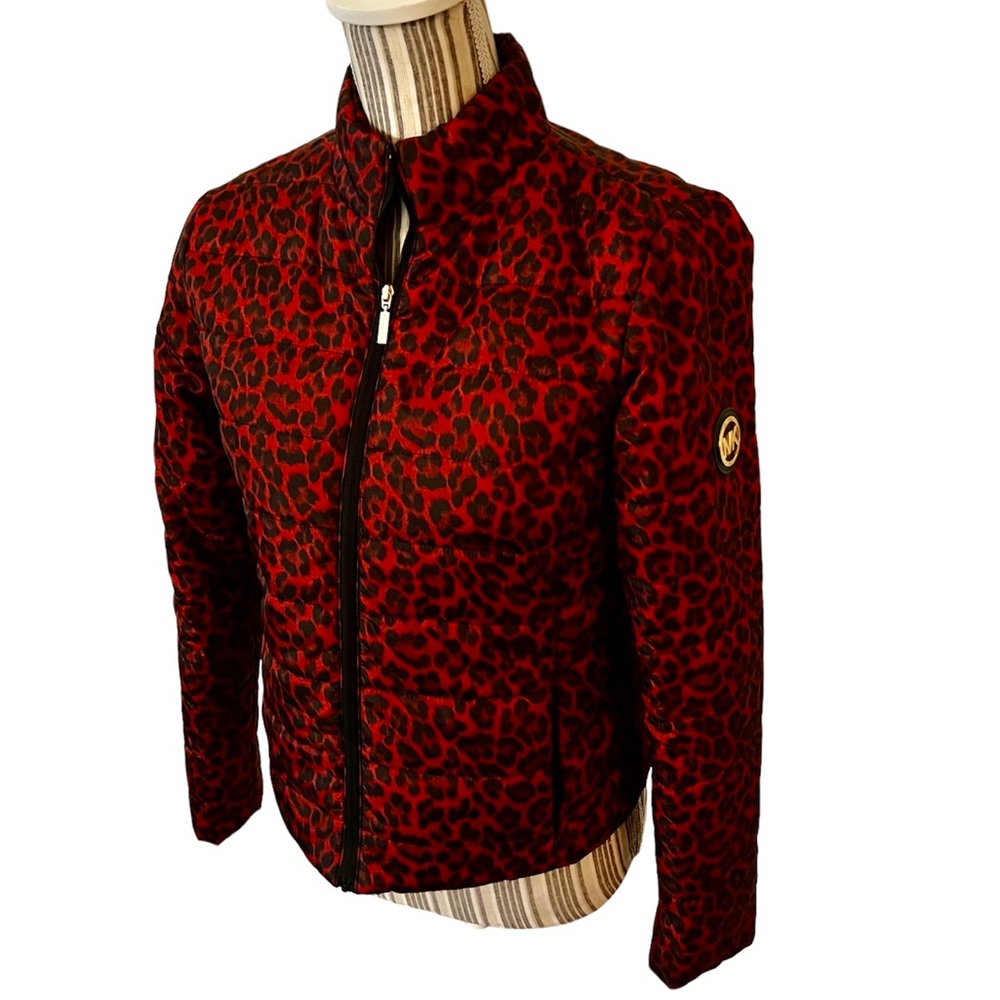 Authentic Michael Kors Leopard Print Jacket